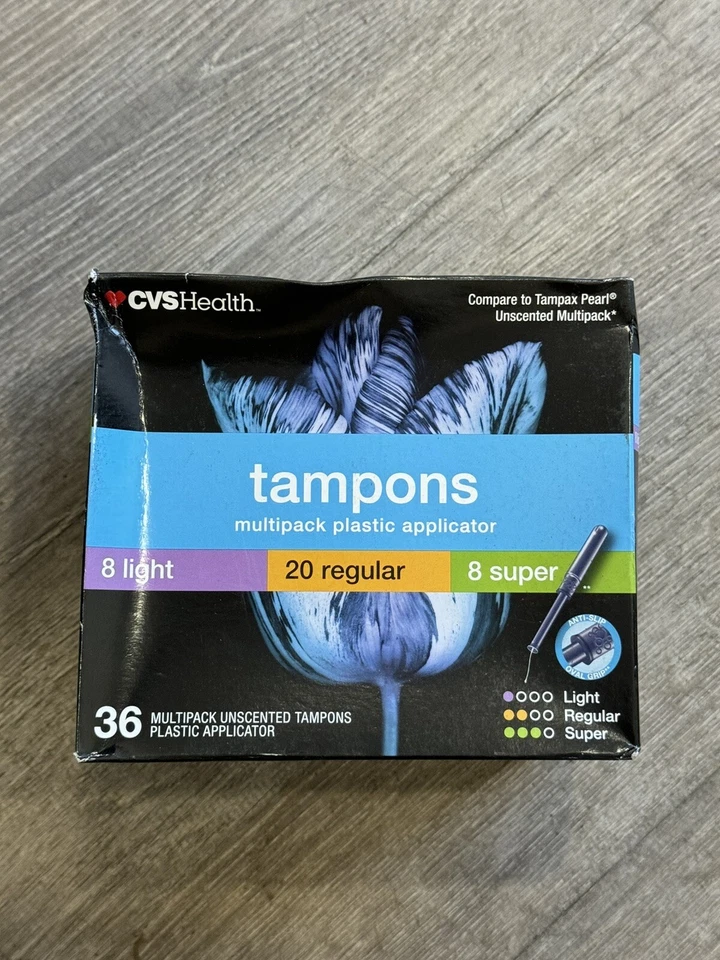 Multipack Tampones Sin Perfume 36 - Aplicador de Plástico - Ligero -Regular - Super -CVS Foto 1 de 1