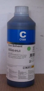  Eco Solvent cyan ESU02-01LC Roland Pro II SJ SC Mutoh Rockhopper II III INKTEC - Picture 1 of 1