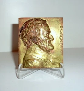 Wilhelm Richard Wagner (1813-1883) German Bronze Medal Composer, Music - Picture 1 of 6