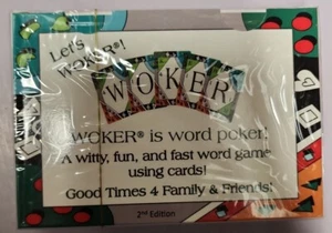 LET'S WOKER! Ein witziges, lustiges neues Wortspiel wie Poker mit Buchstaben. Nagelneu! - Bild 1 von 6