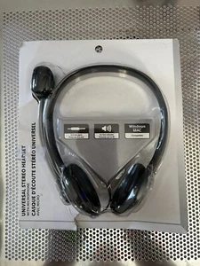 Onn Cuffie Stereo 3,5 Mm Con Microfono Integrato Nero - Foto 1 di 4