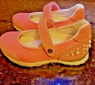 Девочек розовый Naturino туфли белый бисер на каблуках новый в коробке маленьких девочек размер 8 - Изображение 1 из 4