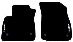 Front Car Floor Mats For Opel Insignia Velour Auto Liners Waterproof Carpet Rugs - Picture 1 of 11