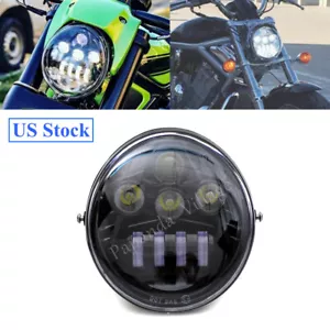 LED Headlight Headlamp Hi/Lo Beam For Harley VRod VRSCR VRSCX VRSCE VRSC VRSCW - Imagen 1 de 11