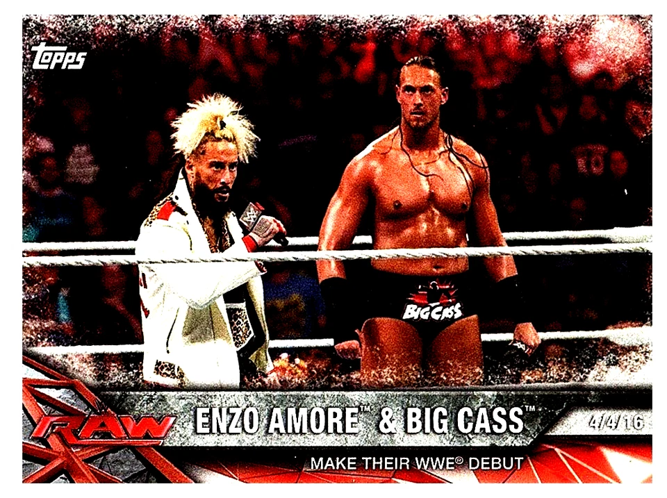 ENZO AMORE & BIG CASS2017 TOPPS WWE Road to WRESTLEMANIA #71 - Image 1 of 1