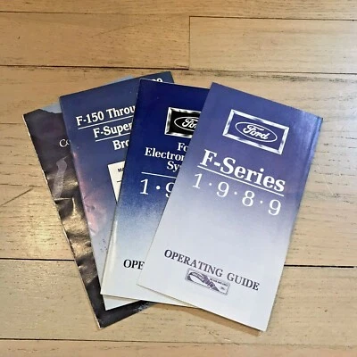 Ford Bronco 1989 serie F OEM guías del propietario programa de mantenimiento funcionamiento Foto 1 de 3