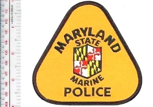 Maryland State Police Marine Unit Patrouillenboot Unterwasser Bergungsteam URT Patch - Bild 1 von 1