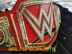 WWE Universal Heavyweight Championship Replica Title Belt 2MM Red Brass Adult - Bild 1 von 8