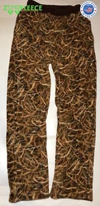ZooFleece Shadow Grass Waterfowl Duck Hunting Camouflage Unisex Pants S-L - Picture 1 of 4