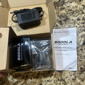 Sodola GE media converter with SFP multimode, 550-M - Picture 1 of 7