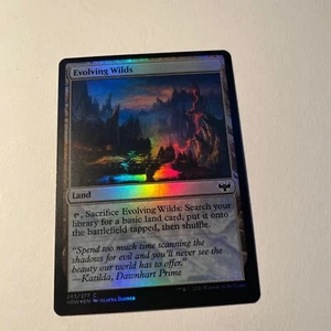 x1 Evolving Wilds - Foil MTG Innistrad: Crimson Vow- Midnight Hunt M/NM, English - Picture 1 of 2