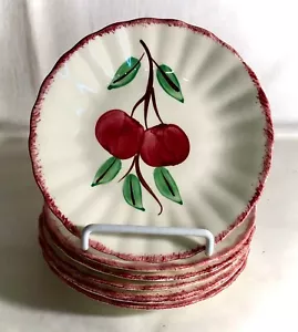 7 Blue Ridge Cherry Bounce 6 1/4" Brot und Butter Teller - Bild 1 von 2