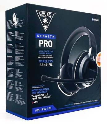 Turtle Beach Stealth Pro Wireless Gaming Headset PS4 / PS5  & PC - black - Image 1 of 4