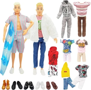 19 Stück Kleidung für Jungen Puppen, 2 Freizeitanzug Kleidung + 1 Winterjacken + - Bild 1 von 9
