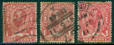 GRAN BRETAÑA SG-327/28/29/30, SCOTT # 152, USADO, 3 SELLOS, ¡GRAN PRECIO! Foto 1 de 2