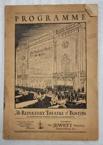 Sir J.M. Barrie "Quality Street" A Comedy 1927 Boston Playbill - Bild 1 von 3