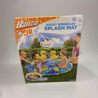 Banzai JR Ducky Sprinkles Splash Mat Ducky Water toy Fountain Sprinkler - Image 1 of 4