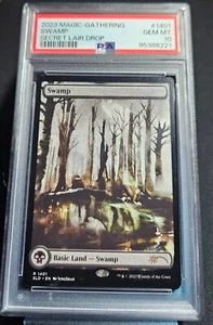 MTG Swamp # 1401 Secret Lair Drop Series - PSA 10 GEM MiNT - 1 OF 4 - Picture 1 of 9