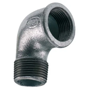 RACCORDO GOMITO CURVA 1/2 MF ZINCATO RACCORDI IDRAULICI ZINCATI ACQUA/GAS - Foto 1 di 1