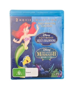 New  The Little Mermaid Ariel's Beginning + Return to the Sea 2 Movies Blu-ray - Bild 1 von 4