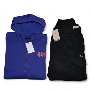Air Jordan Mens 2 PC MVP Sweatsuit Size XL Hoodie Joggers Outfit NWT - Picture 1 of 13