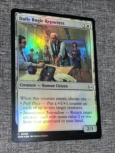 Daily Bugle Reporters - Foil, Marvel's Spider Man, NM/M MTG 0006 C - Picture 1 of 2