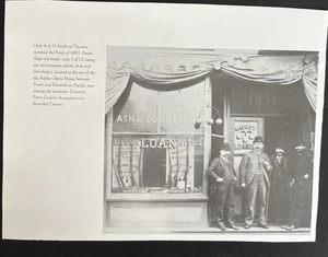 Buchausschnitt Foto Ash & Dornberg Pfandhaus Tacoma WA 1893 - Bild 1 von 1