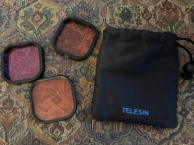 Waterproof Underwater Diving Case Filter Lens for 9 10 11 12 Go-pro - Image 1 of 4