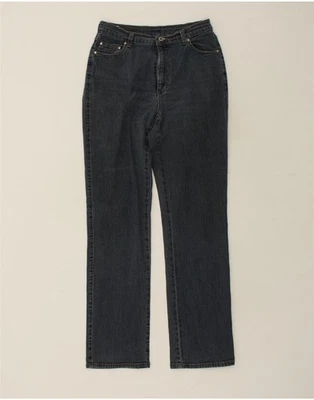 Pantalones de mezclilla rectos Mustang para mujer W30 L31 azul marino algodón AZ07 Foto 1 de 3