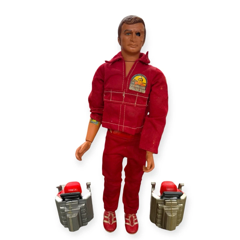 FIGURA RARA VINTAGE 1975 KENNER SIX MILLION DOLLAR MAN 12" con accesorios Foto 1 de 4