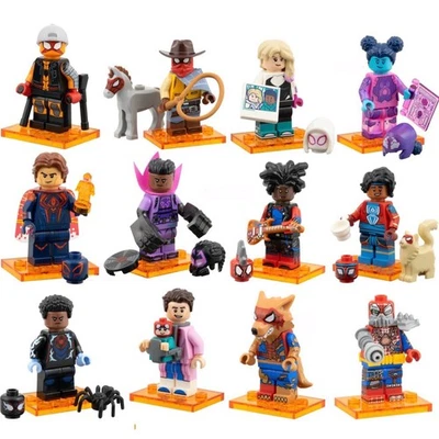 Lego New 71050 Series Spider-Man Across the Spider-Verse CMF Complete Set of 12 - Image 1 of 4