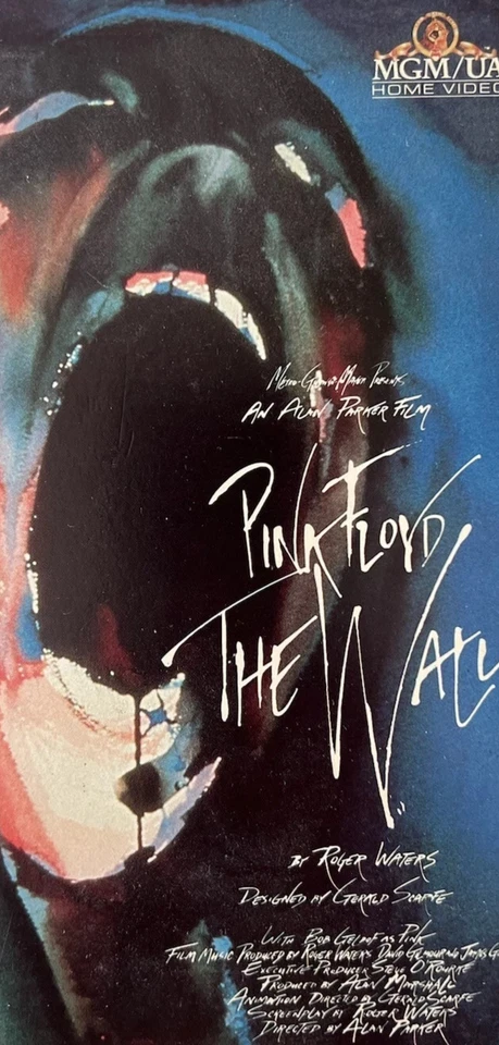 Pink Floyd The Wall VHS MV400268 Roger Waters Bob Geldof Vtg 1982 Release Rock - Image 1 of 1