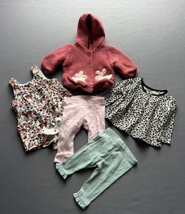 Recién Nacido Pequeño Bebé Primera Talla Niñas Ropa Paquete 0-1 Meses Chaquetas Vestido Pantalones - Imagen 1 de 10