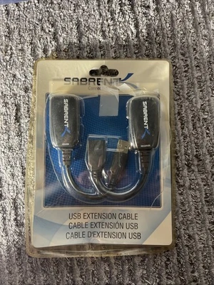 (New & Sealed) Sabrent USB-RJXT USB Extension Cable Over RJ45 Extender Adapter ~ - Image 1 of 2