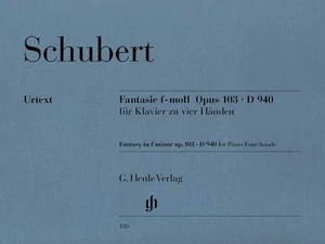 Schubert Fantasy in F Minor Op 103 D 940 for Piano Duets Henle Urtext Music Book - Picture 1 of 1