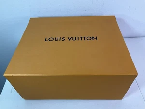 LOUIS VUITTON Orange Magnetic Closure Gift Box. 15.75” x 13” x 7.5”. See Descrip - Picture 1 of 9
