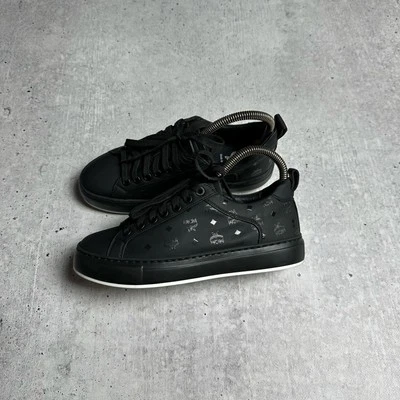 MCM Negro Tenis Zapatos Parte Superior Baja Tenis Zapatos EE. UU. 7 UE 36 Foto 1 de 4