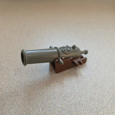 Lego серая пушка с коричневым основанием 2527, винтаж, пираты, коллекционеры - Изображение 1 из 4