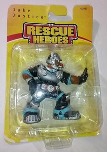VTG Fisher - Price Rescue Heroes 3" Jake Justice Action Mini Figure See Descript - Picture 1 of 2
