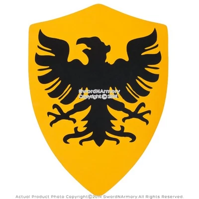 Caballero Cruzado Medieval Águila Alemana Escudo de Espuma con Correas Disfraz LARP Foto 1 de 3