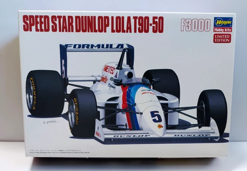 HASEGAWA 1:24 KIT AUTO  SPEED STAR DUNLOP LOLA T90-50 F3000   ART 20394 - Immagine 1 di 1