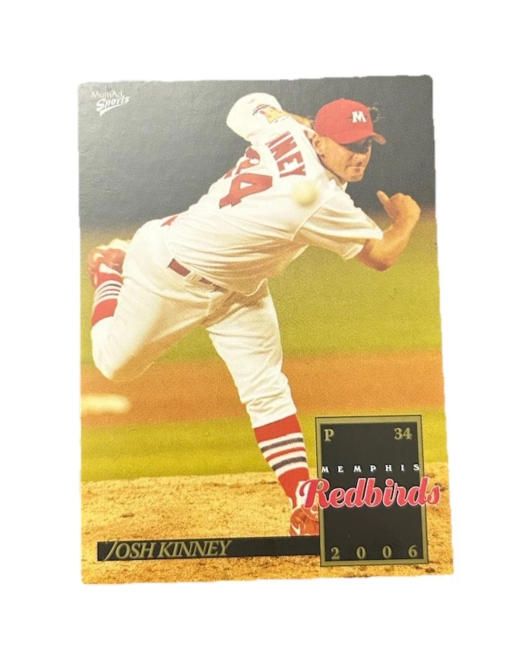 2006 MultiAd Sports Memphis Redbirds Josh Kinney Team Set Card - Image 1 of 1
