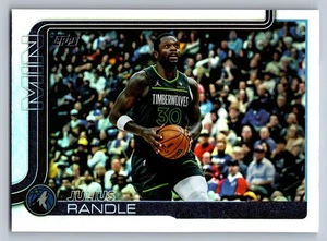 2025 Topps Julius Randle Holo #110 Minnesota Timberwolves - Bild 1 von 2