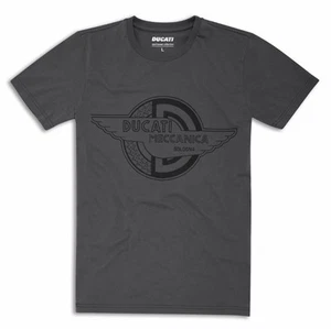 T-shirt da Uomo Originale Ducati Meccanica Logo Grey 98770594 - Imagen 1 de 4