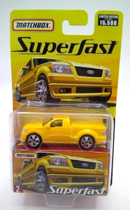 MatchBox SUPERFAST SVT LIGHTNING CONCEPT #2 Yellow Limited Edition 1 of 15,500 - Picture 1 of 3