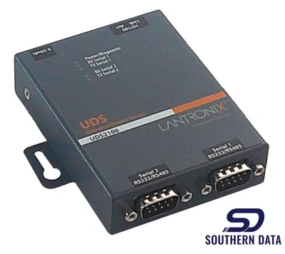 NEW LANTRONIX UDS2100 2-PORT UNIVERSAL DEVICE SERVER SDS2101 - Image 1 of 4