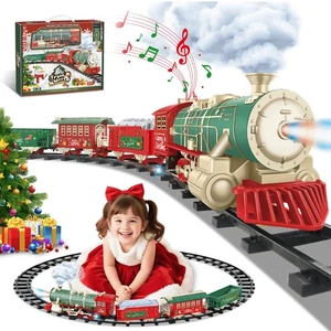 Christmas Train Set for Kids Ages 3-8, Electric Train for Christmas Tree, Lig... - Picture 1 of 8