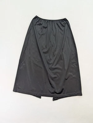 Falda sin cordones vintage para mujer talla L negra midi Sears The Doesn't Slip Foto 1 de 4
