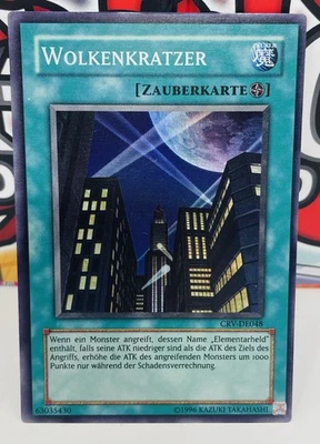 1996 Konami Yu-Gi-Oh! TCG  Wolkenkratzer CRV-DE048 foil Super Rare - Bild 1 von 2