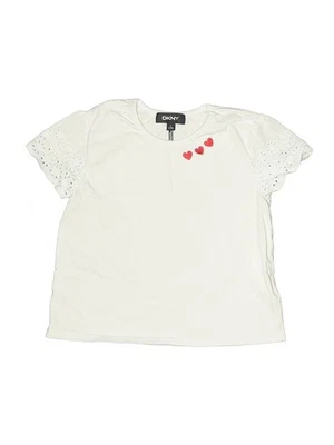 Camiseta DKNY Niñas Marfil Manga Corta 7 Foto 1 de 2